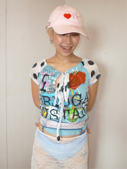 You Took Your Time collab : Ribbon T-shirts