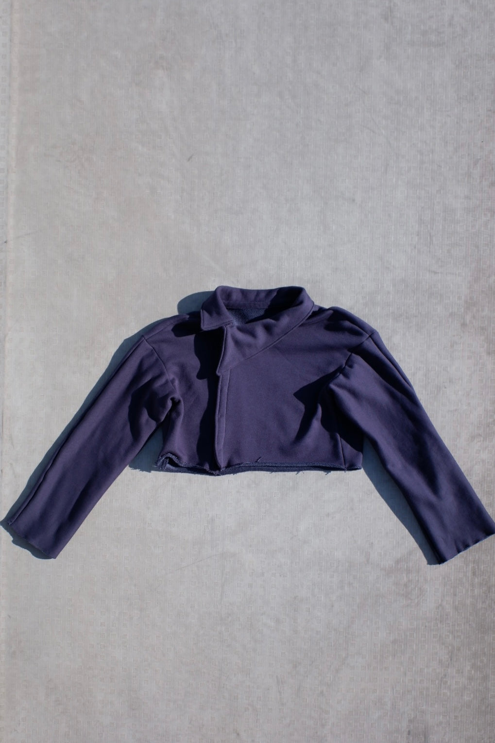 Unevenly jersey top
