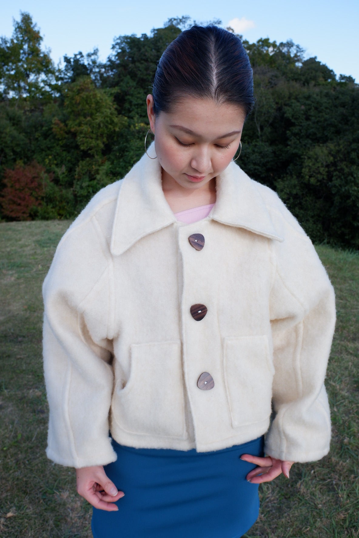 Foamy short coat