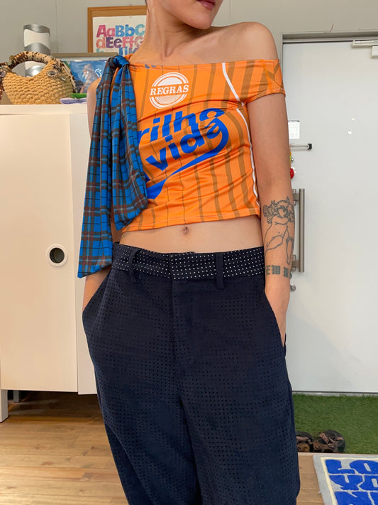 Shoulder Top : Orange