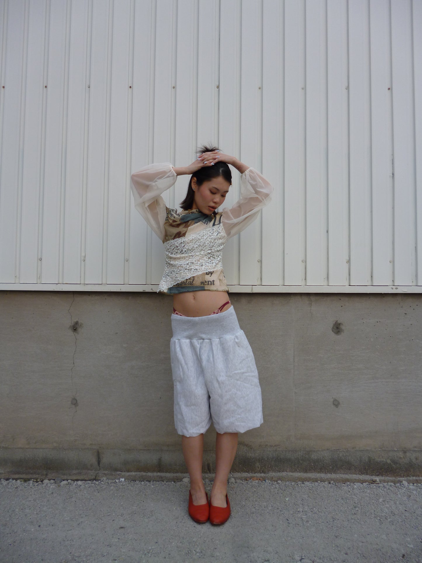 Shoulder top : Lace