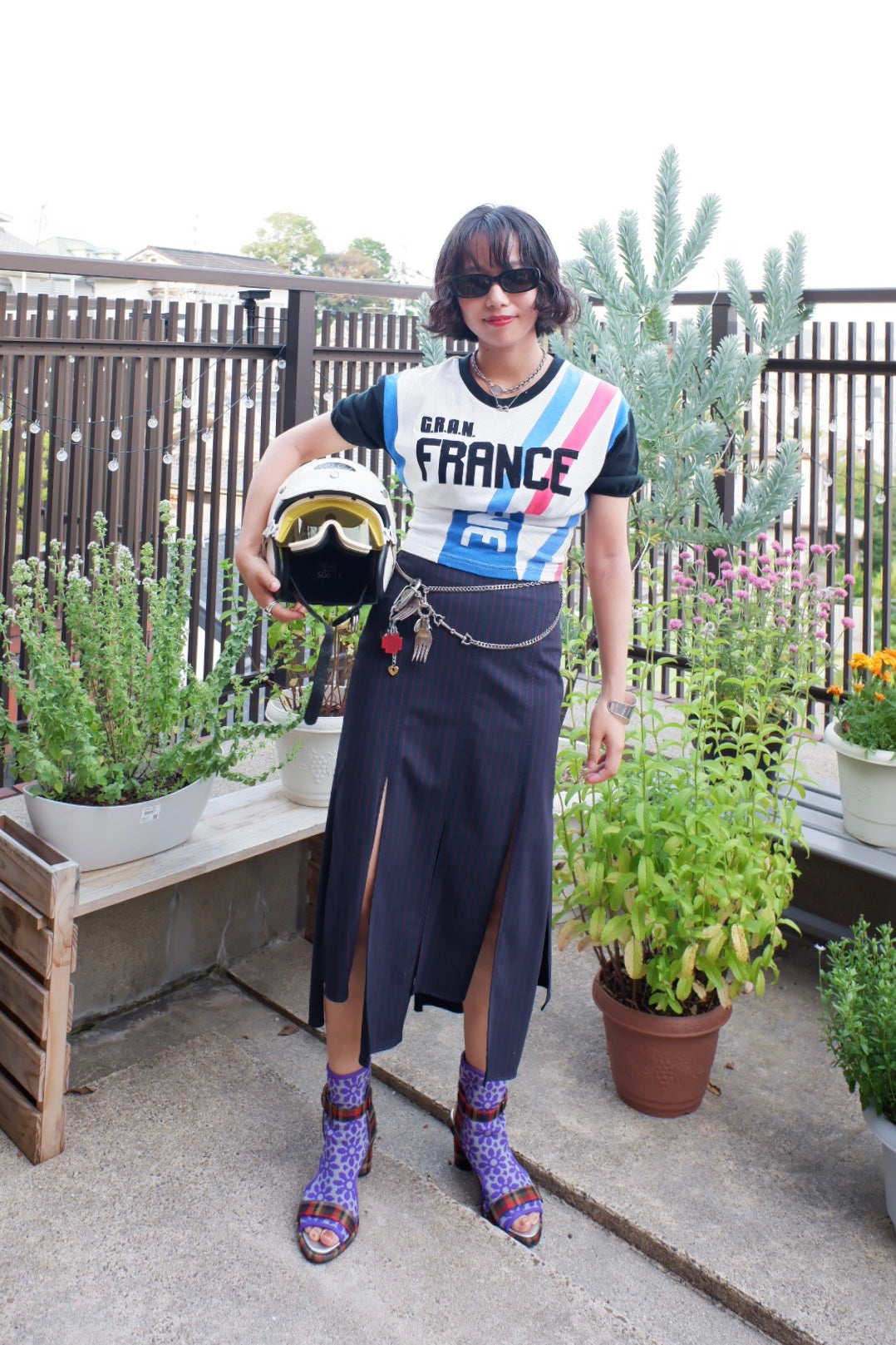 Cycling tee