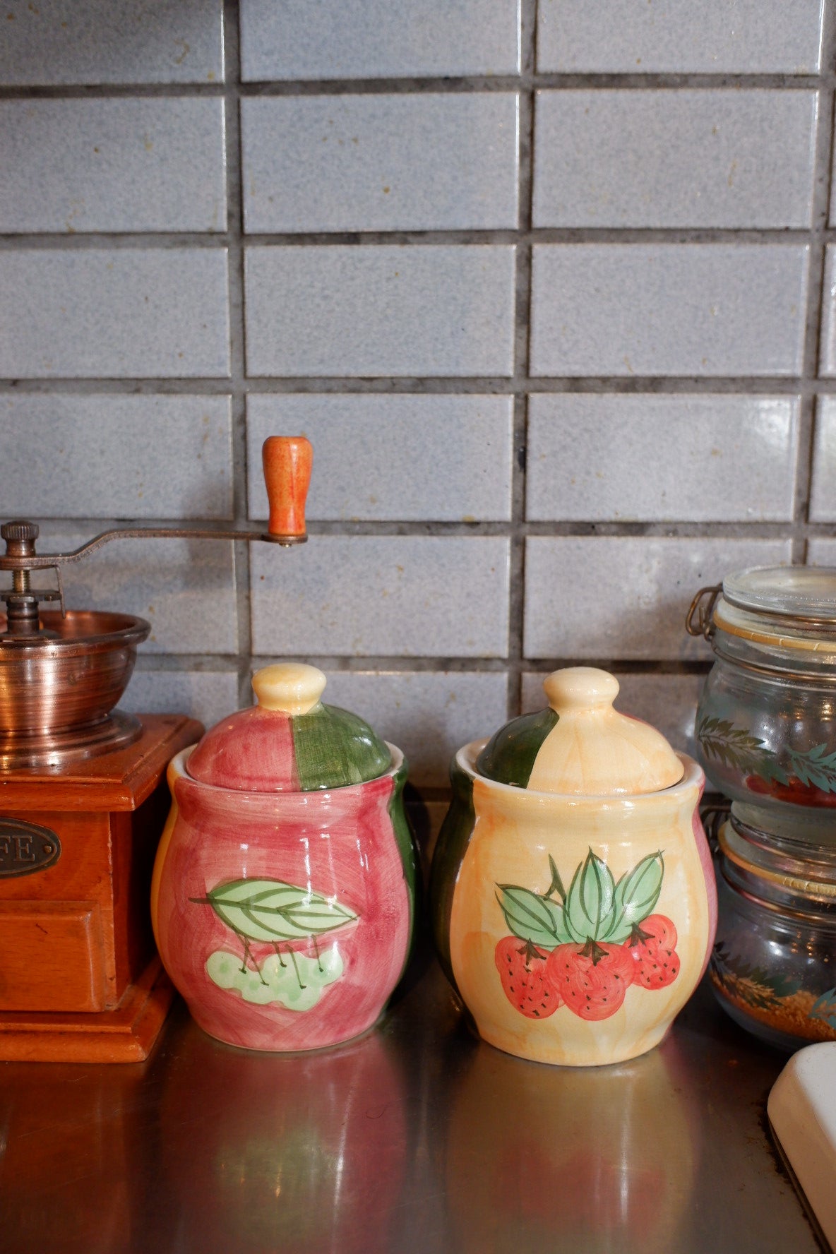 Doodled jars