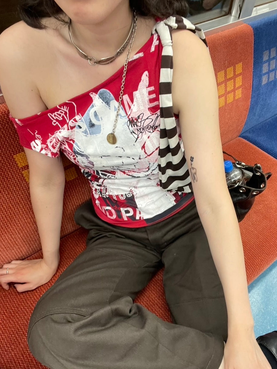 You Took Your Time collab : Shoulder Tank