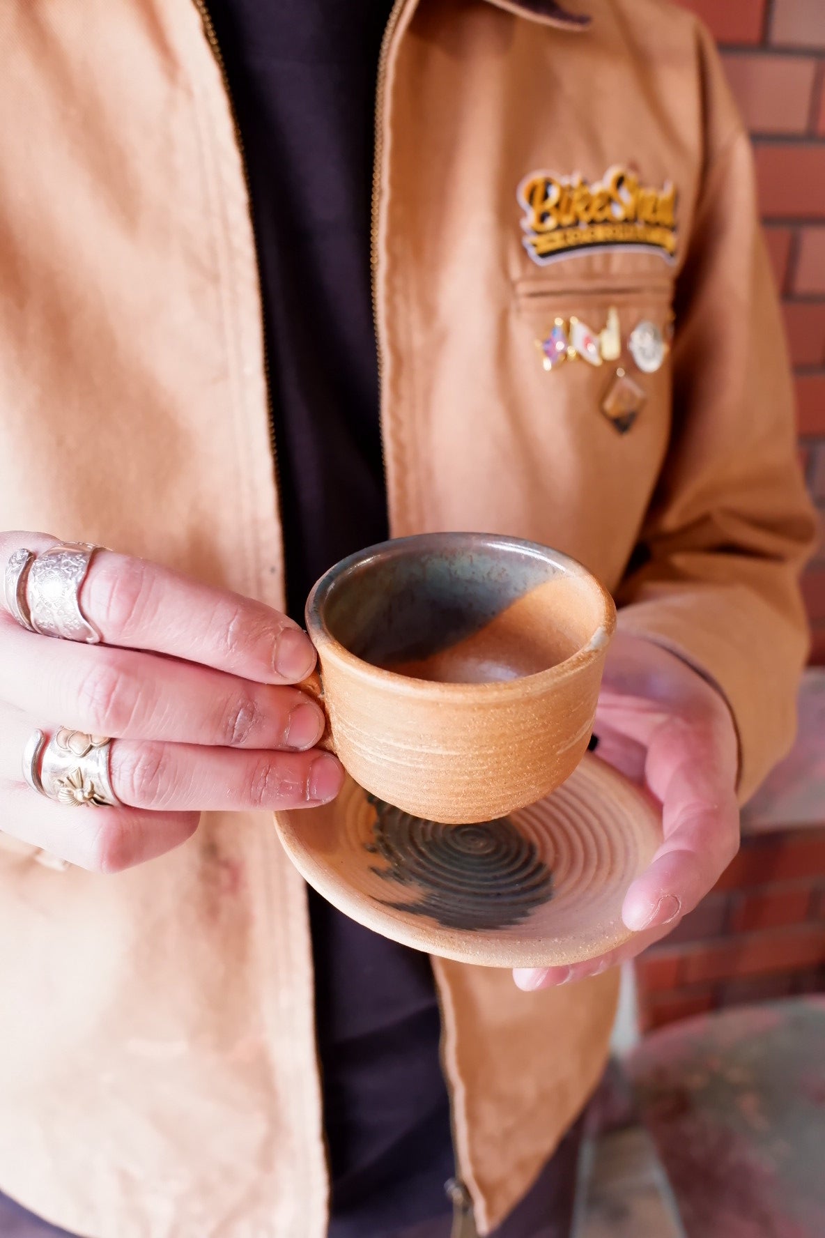 Ceramic cup & saucer