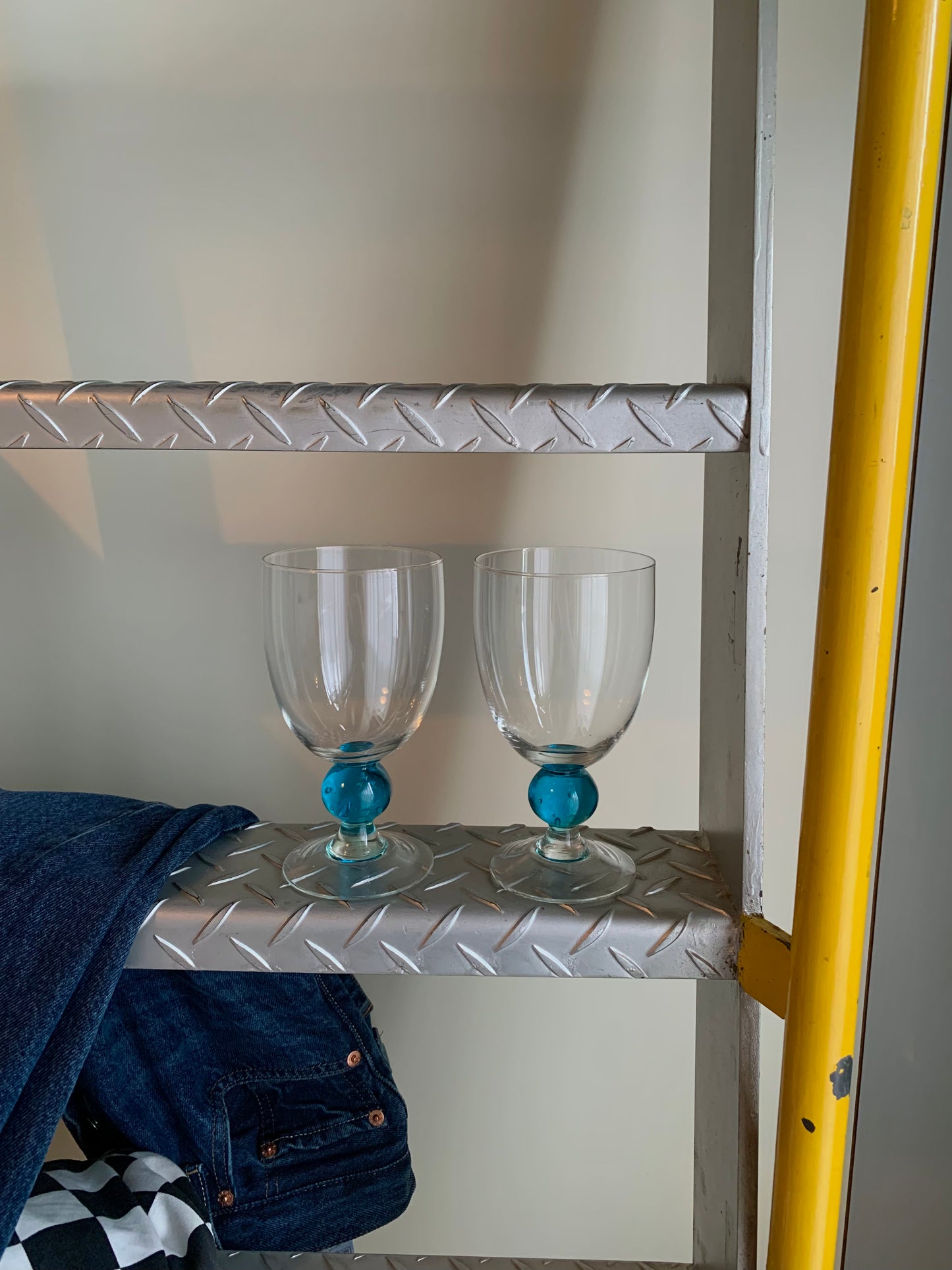 Light blue glass