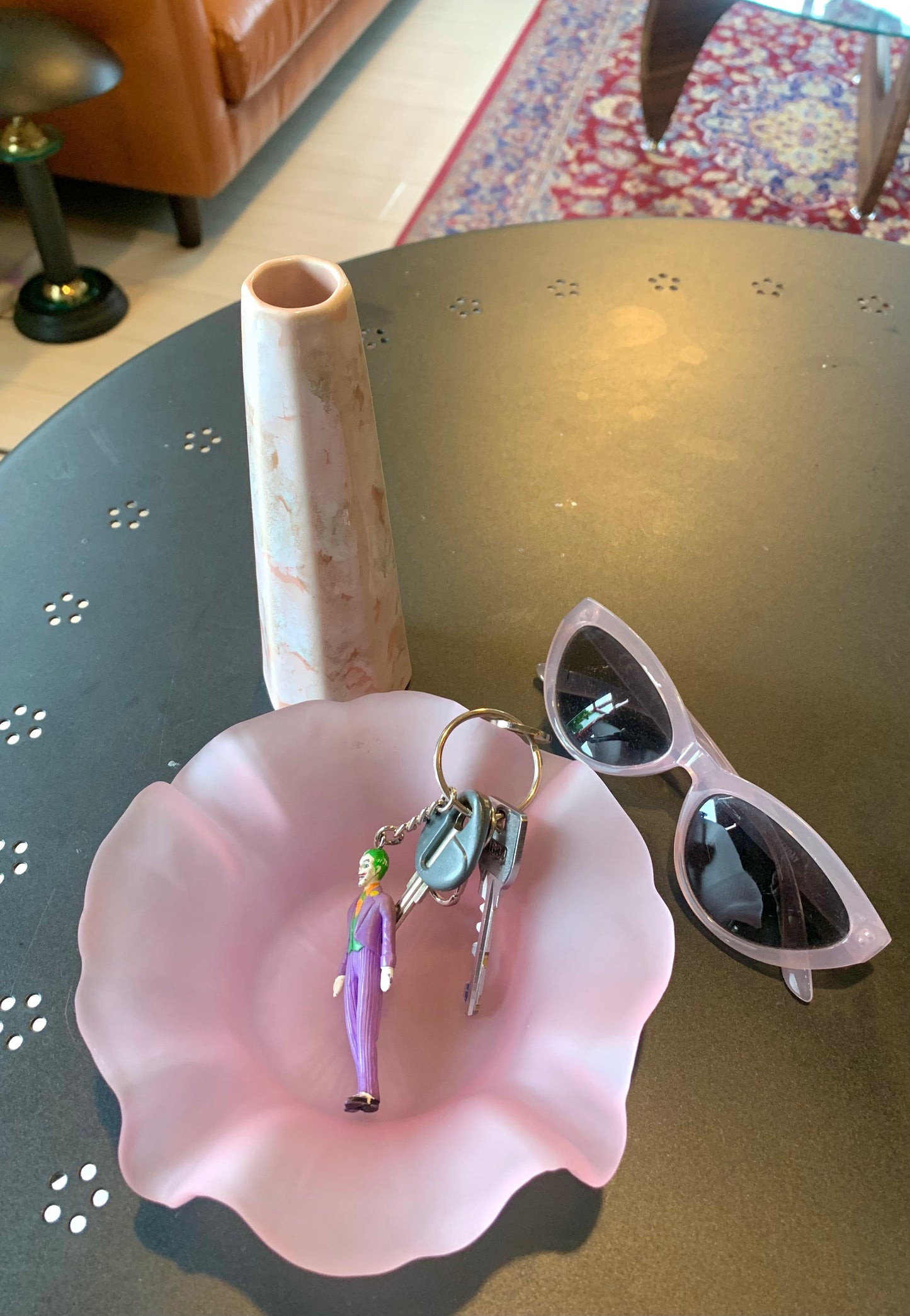 Pink ashtray