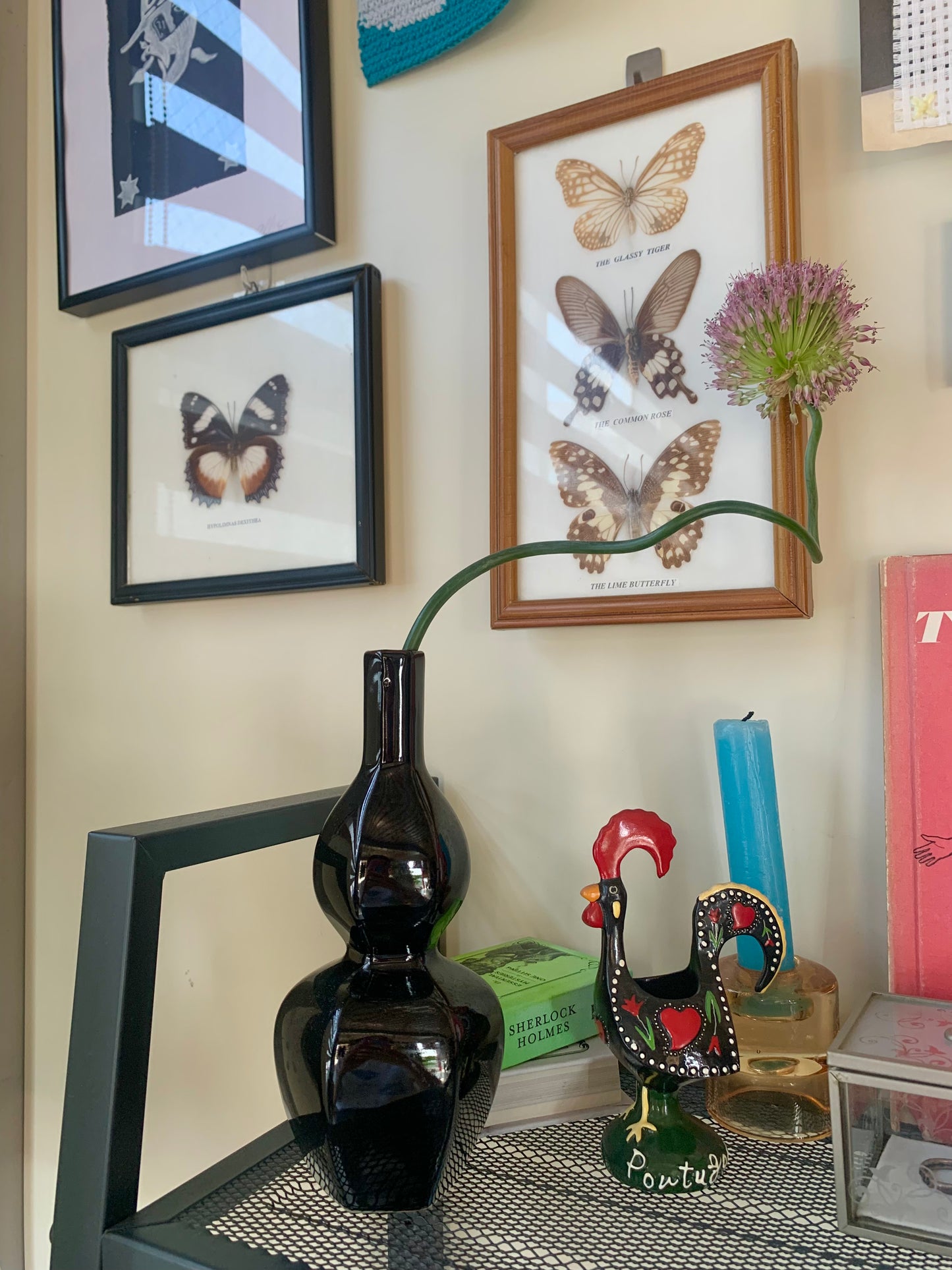Black vase