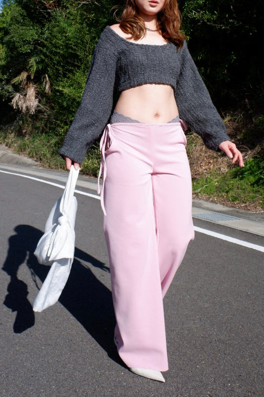 Side open trousers