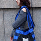 Blue striped bag
