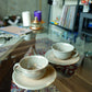 Ceramic cup and saucer