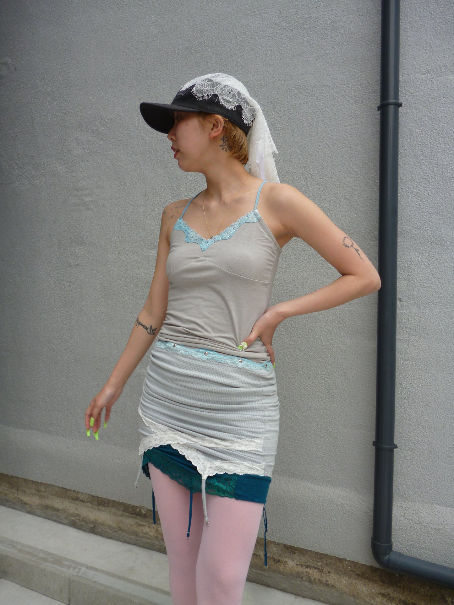 Layered cami dress