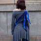 Blue striped bag