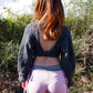 Side open trousers