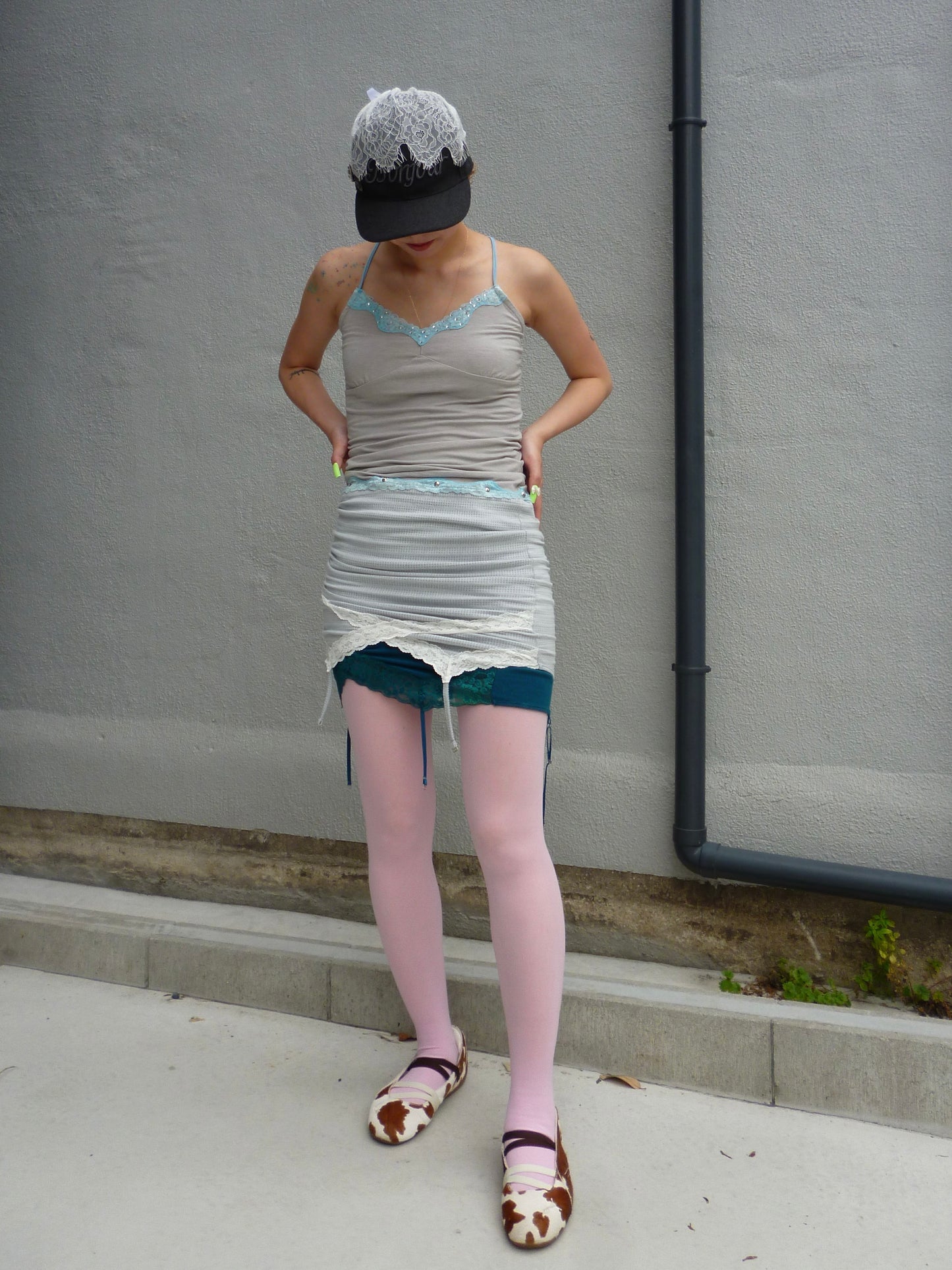 Layered cami dress