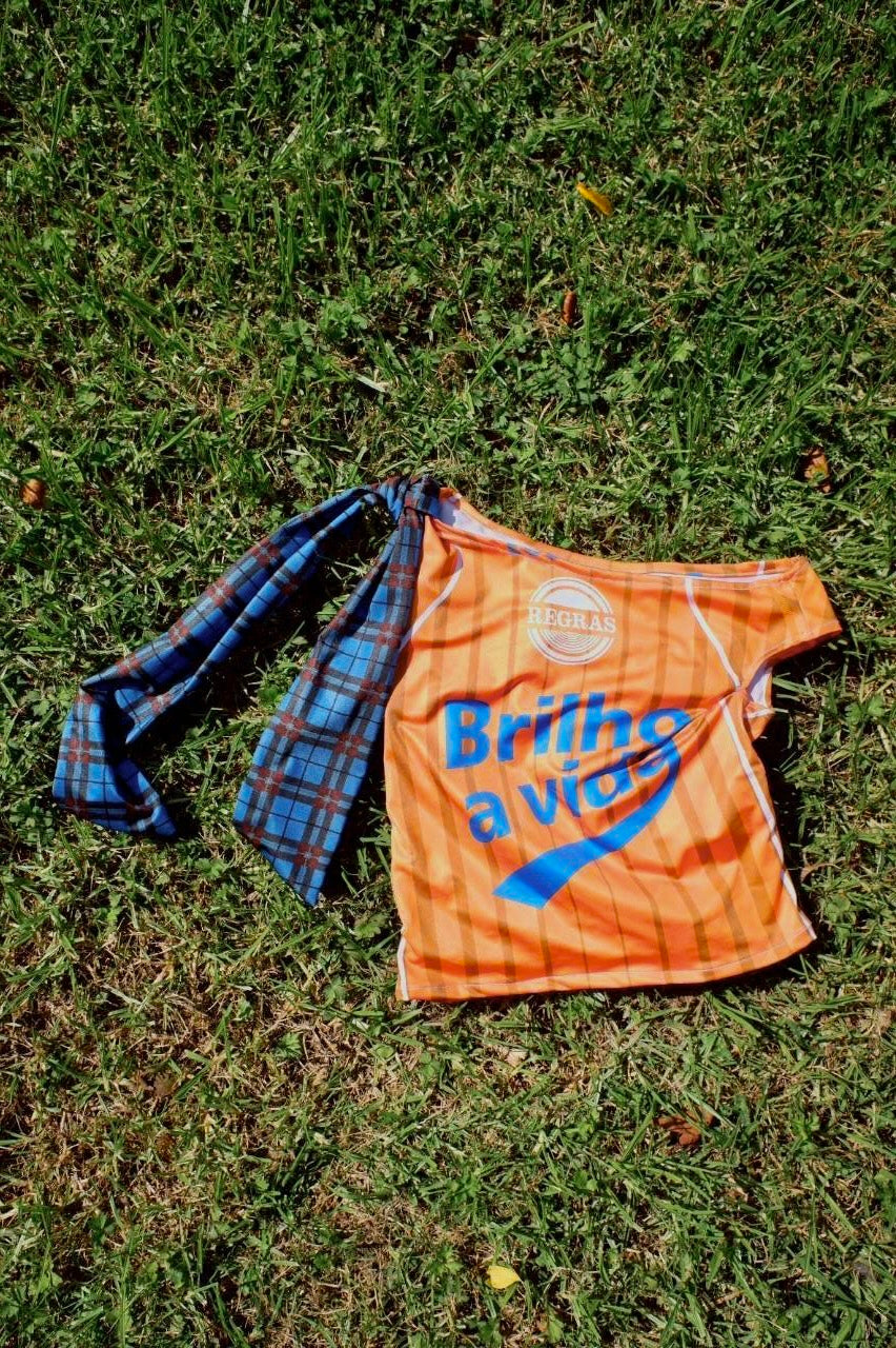 Shoulder Top : Orange