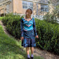 Up cycling dress : Blue