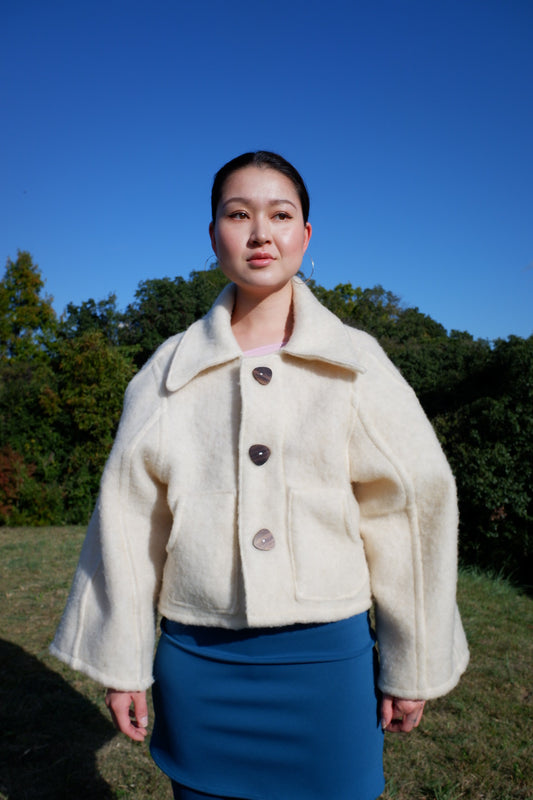 Foamy short coat