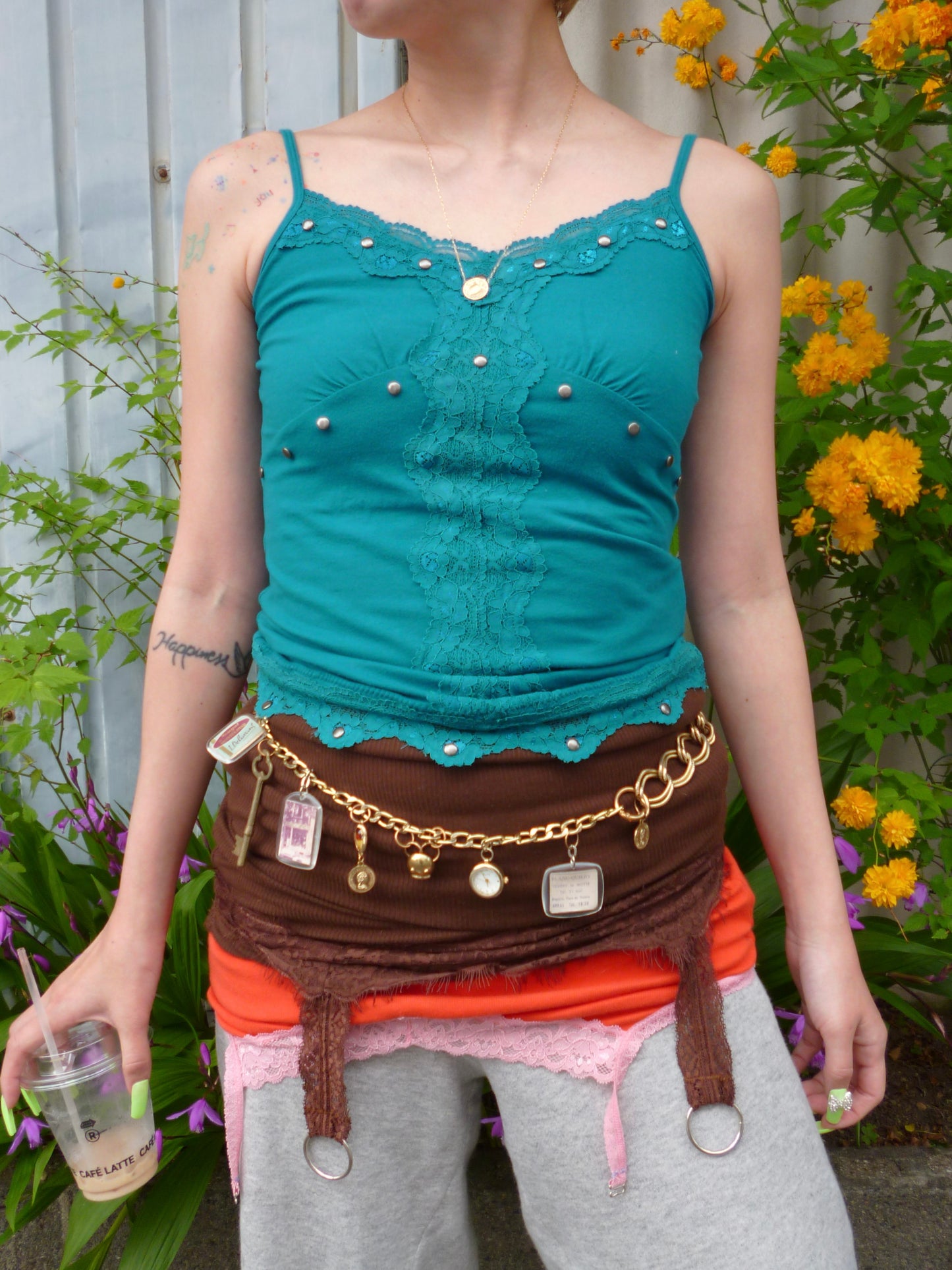 Layered cami dress