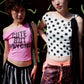 Shoulder top : Pink