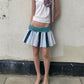 Dr.Lily collab belt skirt : Aqua