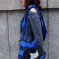 Blue striped bag