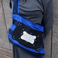 Blue striped bag