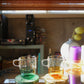 Pair of glass mugs