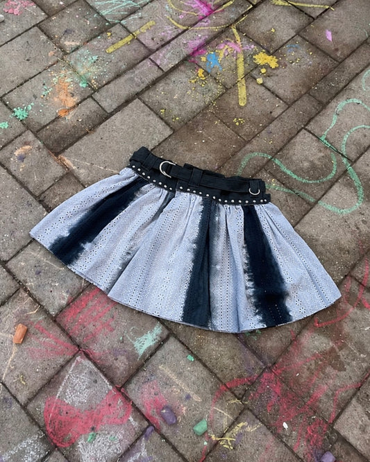 Dr.Lily collab belt skirt : Denim