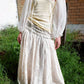 Up cycling dress : Beige