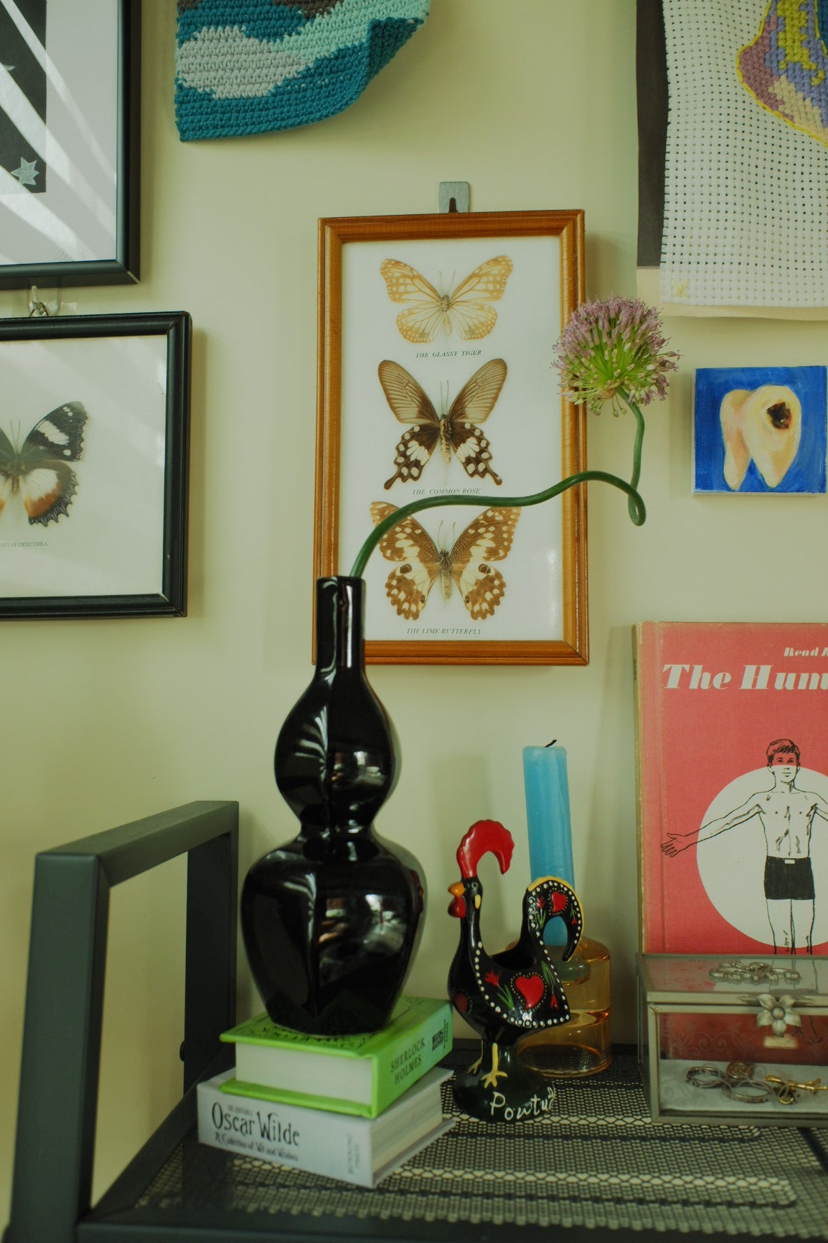 Black vase