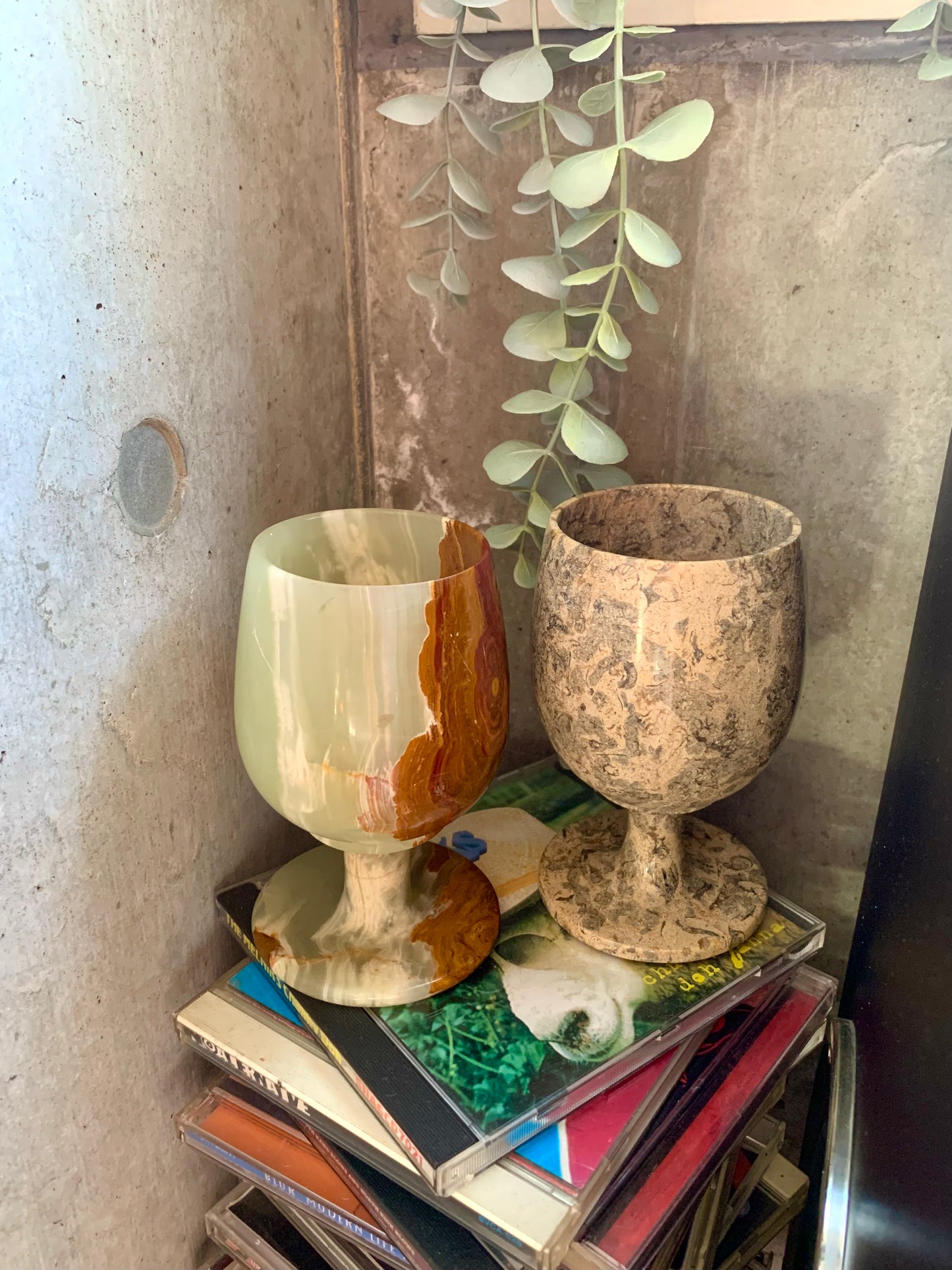 Italian marble glass