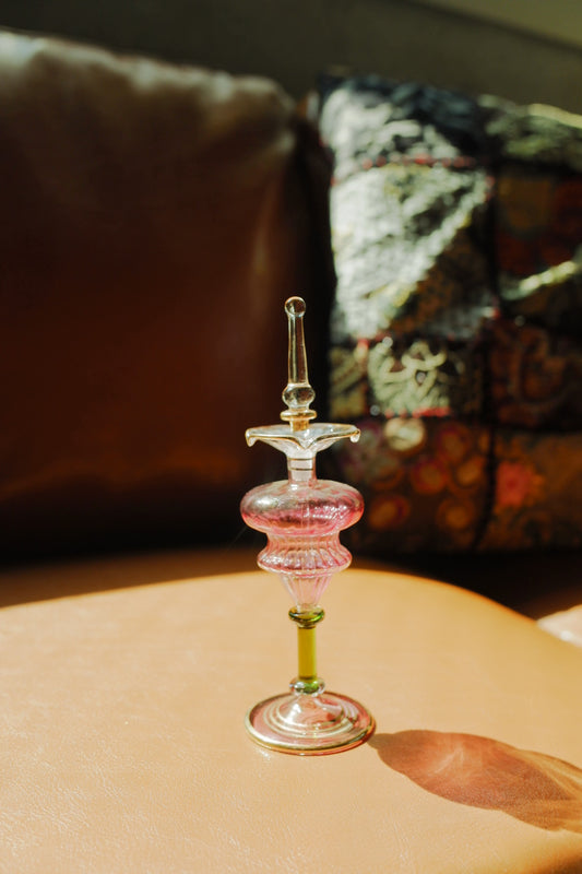 Glass perfume bottle/Pink