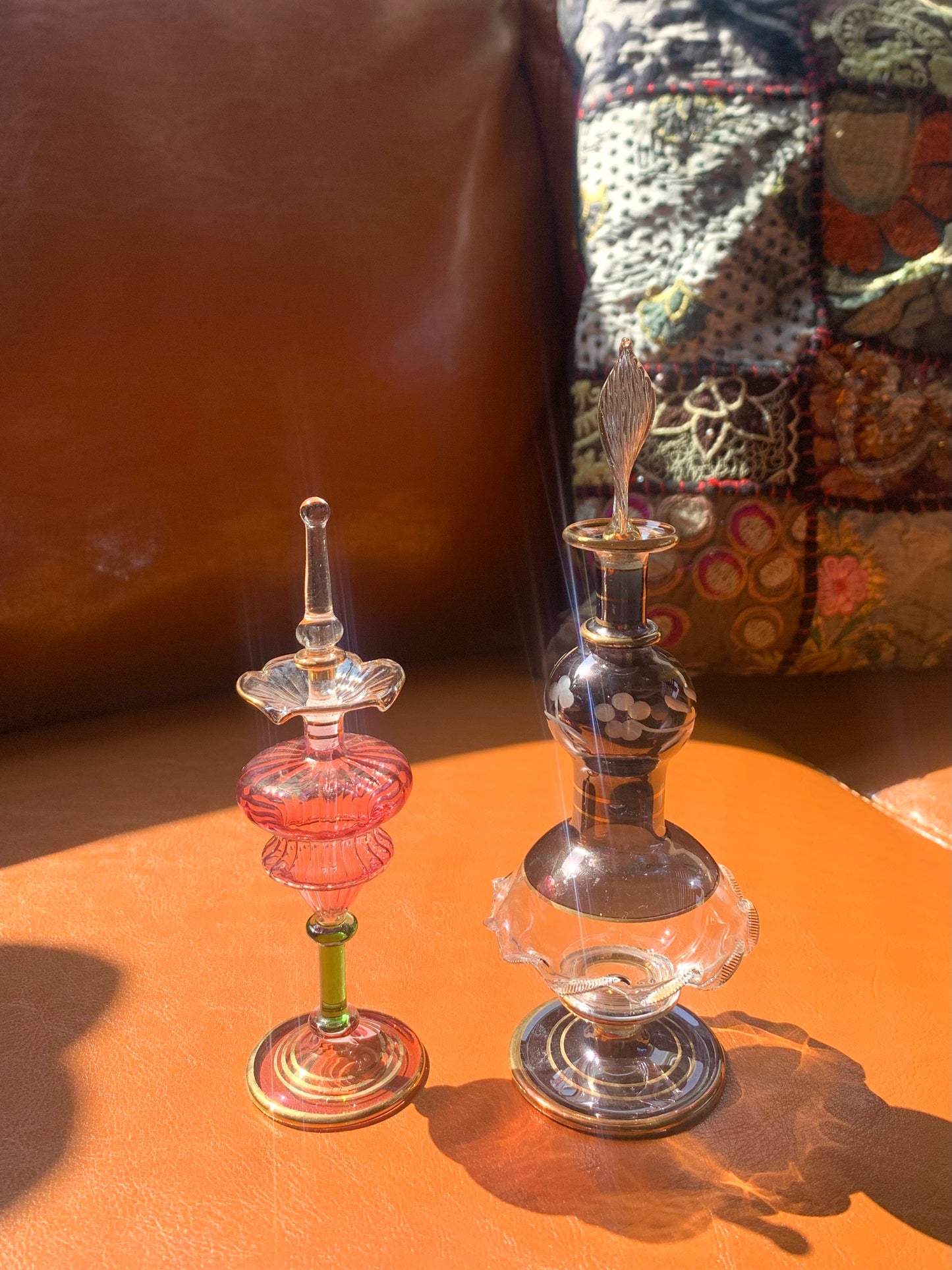 Glass perfume bottle/Black