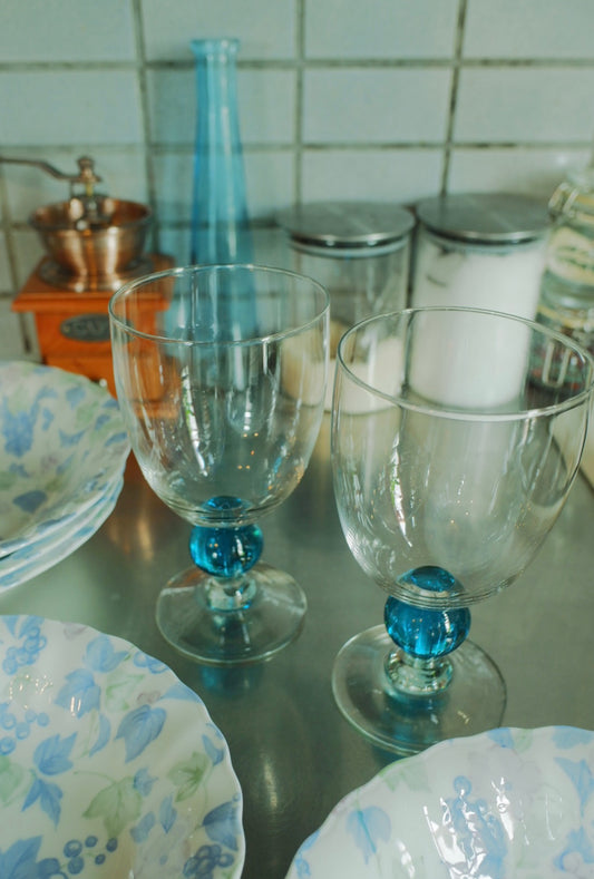 Light blue glass