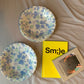 Cute plates with little flowers