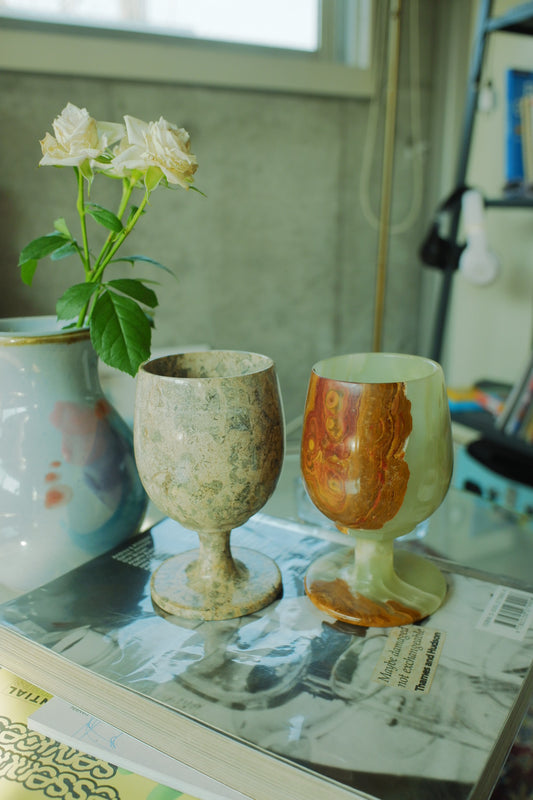 Italian marble glass