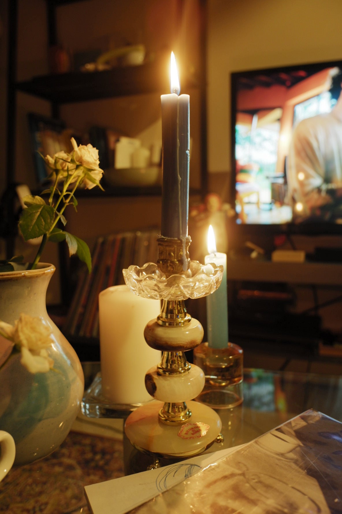 Italian candle stand